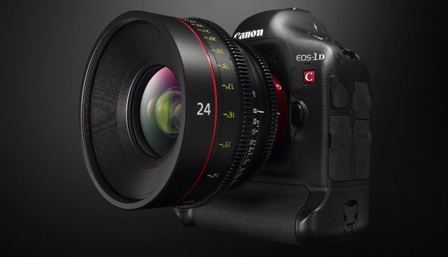 Canon EOS-1Dc lustrzanka obiektyw filmowy 24 mm