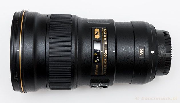 Nikkor 300 mm widok góra