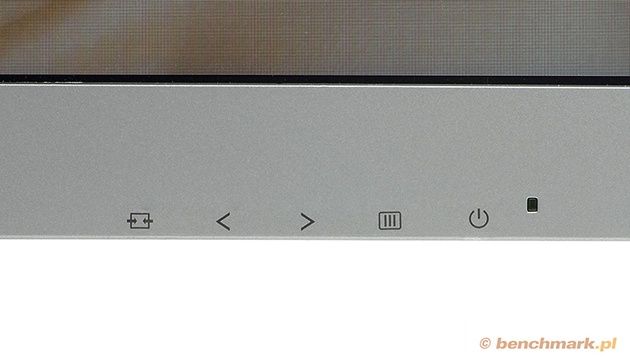 AOC i2369Vm - przyciski pod wyświetlaczem