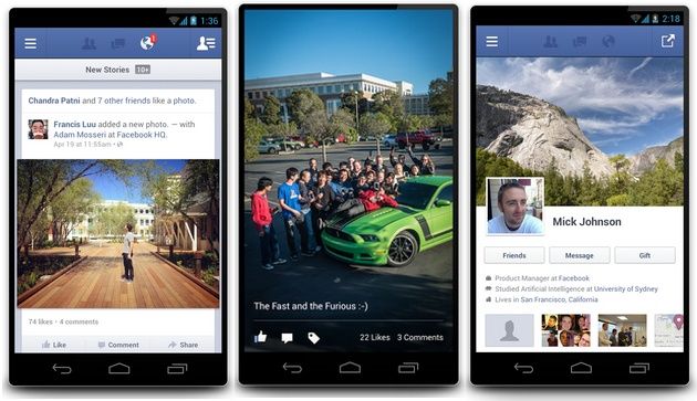 Facebook for Android 2