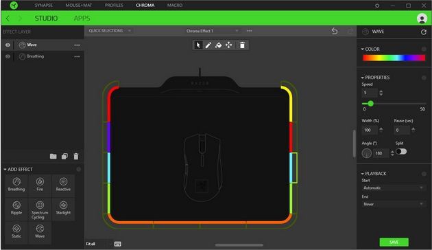 Razer Mamba Hyperflux + Firefly Hyperflux – Chroma studio