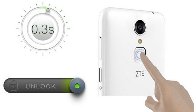 ZTE Blade A1 czytnik linii papilarnych