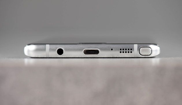 Samsung Galaxy Note 7 - dolna krawędź