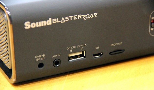 Creative Sound Blaster Roar głośnik porty