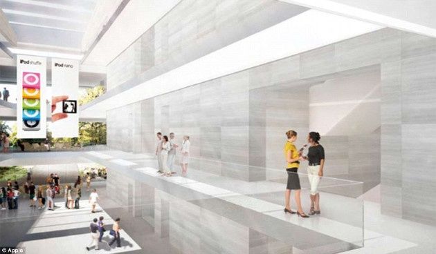 Apple Campus 2 wnętrze