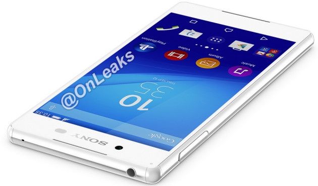 Xperia Z4 smartfon render ekran