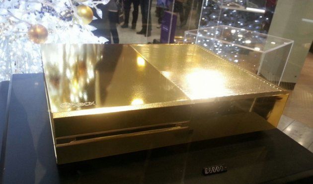 Xbox One konsola złota wystawa