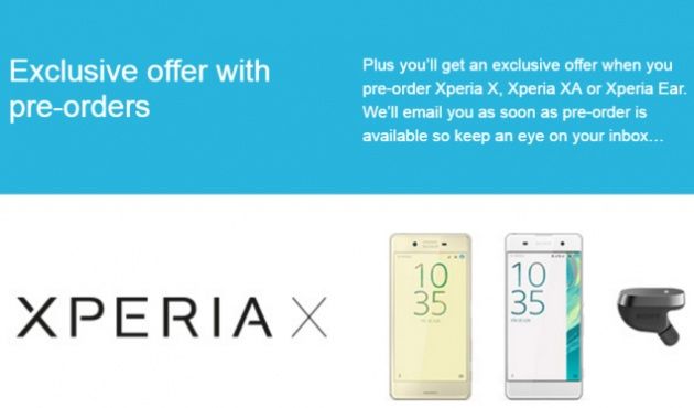 Xperia X przedsprzedaż
