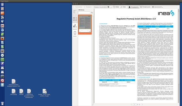 Okular do PDF w Linux