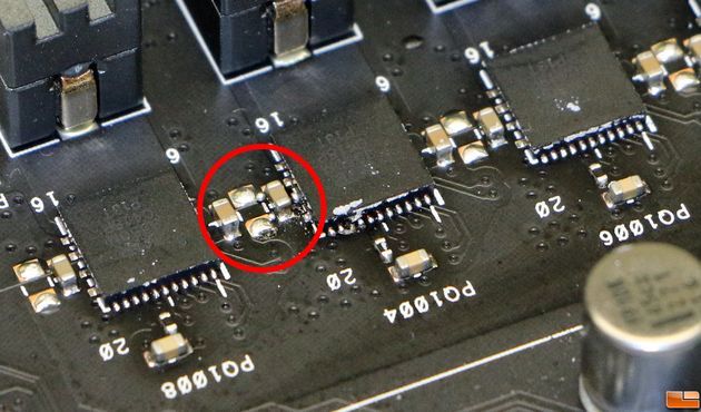 ASUS X99-Deluxe płyta główna - uszkodzona sekcja zasilania