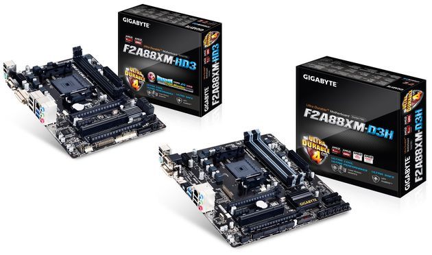 Gigabyte F2A88XM-HD3 i F2A88XM-D3H płyta główna zdjęcie