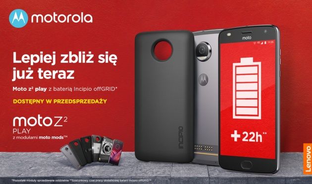 Moto Z 2 Play przedsprzedaż