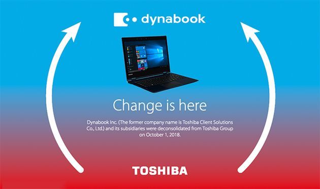 Toshiba - zmiana marki na Dynabook
