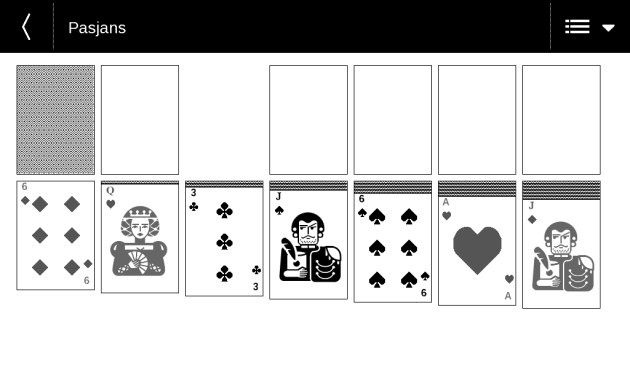 pocket book pasjans