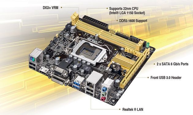 ASUS H81I-PLUS płyta główna zdjęcie