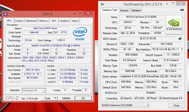 Procesor i zewnętrzny układ graficzny MSI AG240