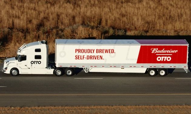 Otto ciężarówka Budweiser
