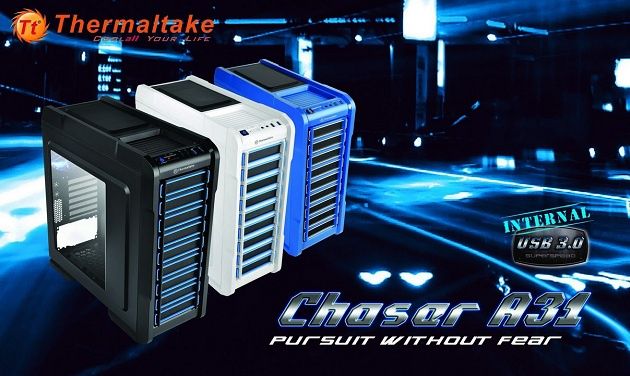 Thermaltake Chaser A31 Thunder Edition Snow Edition obudowa zdjęcie grafika