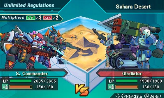 Little Battlers eXperience - screen z gry