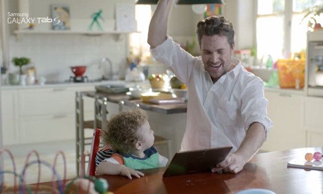 Galaxy Tab S tablet reklama