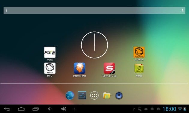 Manta PowerTab MID705 tablet system Android 4.2.2 Jelly Bean