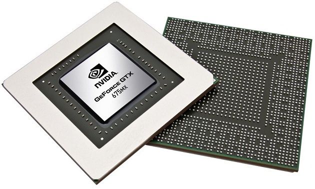 Nvidia GeForce GTX 675MX karta graficzna zdjęcie