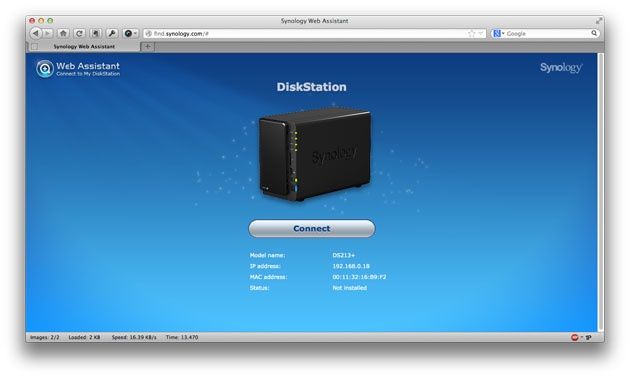 Synology DiskStation DS213+ - konfiguracja