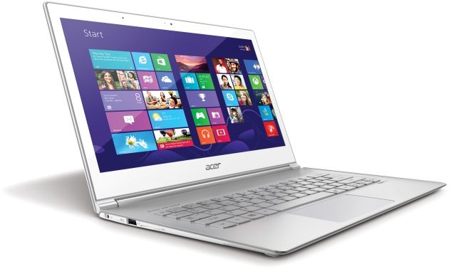 Acer Aspire S7 ultrabook windows 8 widok