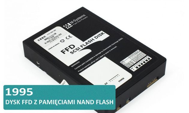 Historia dysków twardych HDD i SSD - M-Systems dysk FFD