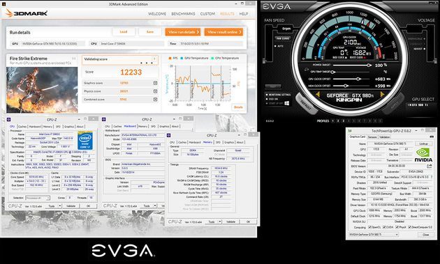 EVGA GeForce GTX 980 Ti K|NGP|N karta graficzna - rekord w 3DMark Fire Strike Extreme