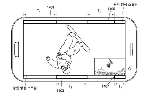Samsung patent wykorzystanie podwójna kamera