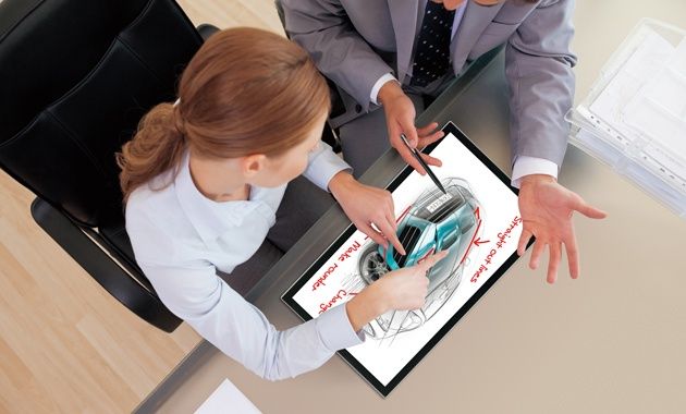 Sharp LLS-201A ekran dotykowy Windows 8 system