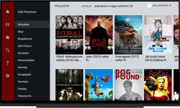 CDA aplikacja TV