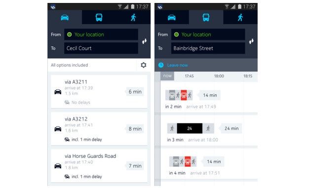 Nokia HERE Maps aplikacja
