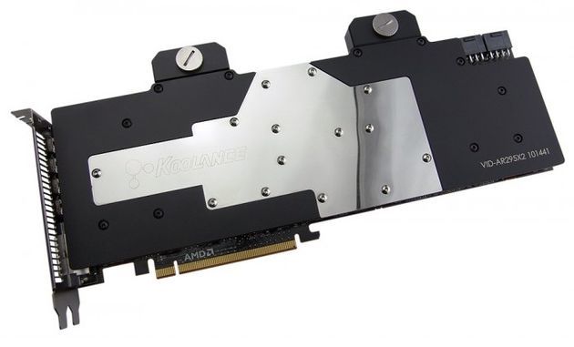 Koolance VID-AR295X2 blok wodny montaż