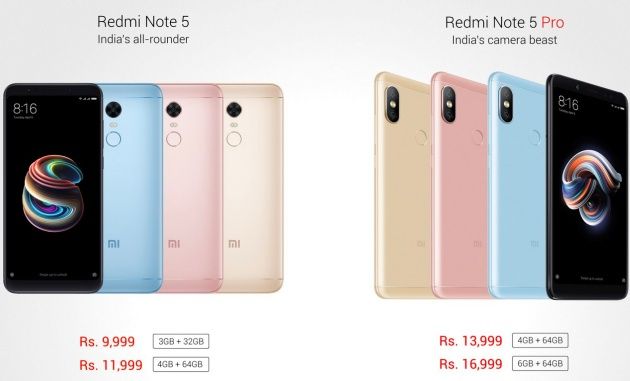 Xiaomi Redmi Note 5 ceny