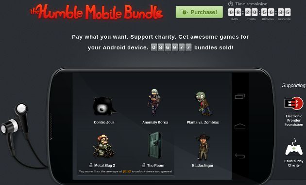 humble mobile bundle zapłać ile chcesz za gry dla androida