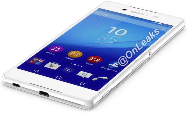 Xperia Z4 smartfon render fornt