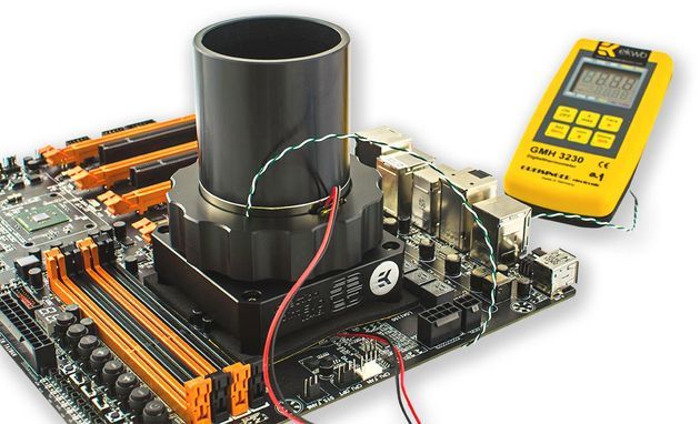 EK Water Blocks EK-SF3D Inflection Point EVO chłodzenie ciekłym azotem zdjęcie platforma