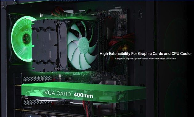 FSP CMT510 chłodzenie vga miejsce