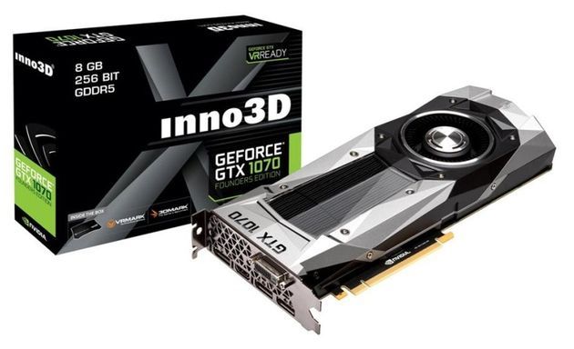 Inno3D GeForce GTX 1070 Founders Edition karta graficzna