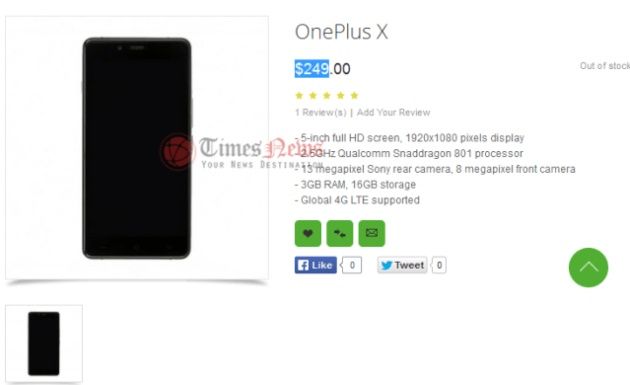 OnePlus X sklep