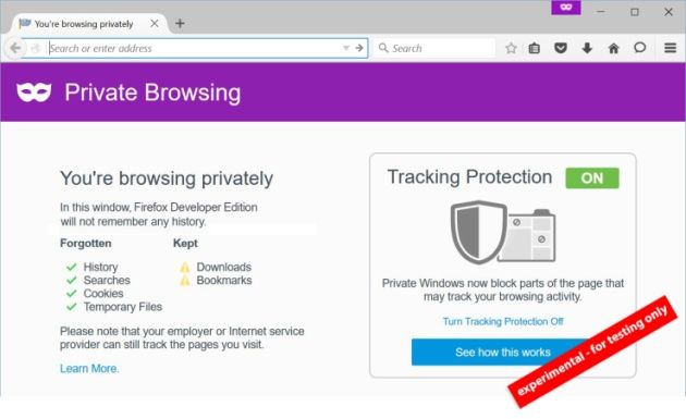 Firefox Tryb Prywatny