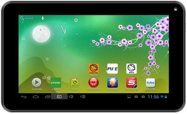 Manta PowerTab MID706 tablet przód