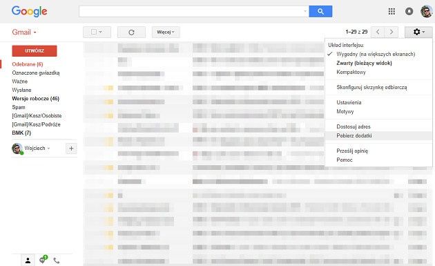 Gmail dodatki pobierz