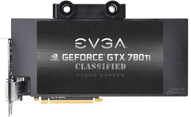EVGA GeForce GTX 780 Ti Classified Hydro Copper karta graficzna zdjęcie