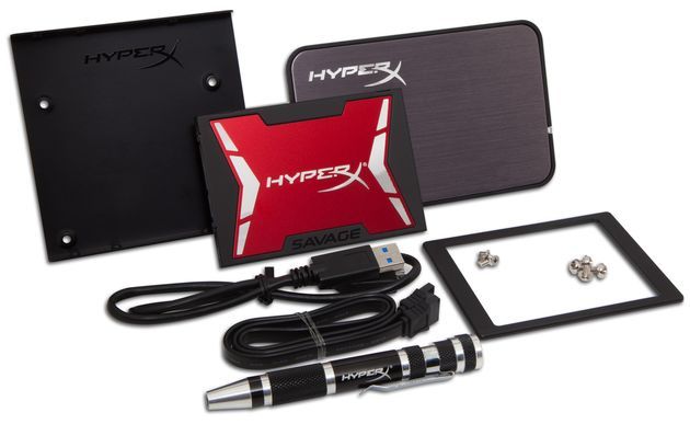 Kingston HyperX Savage dysk SSD wyposażenie