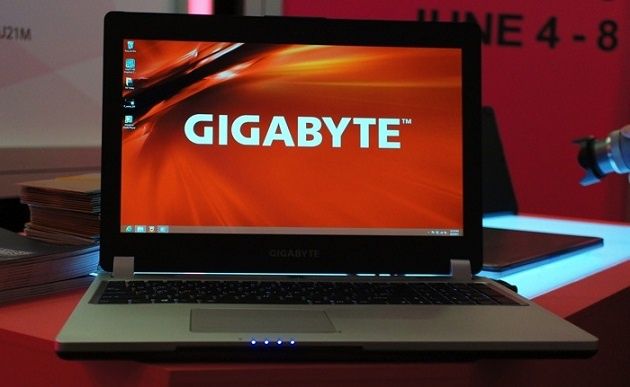 gigabyte laptop gamingowy widok