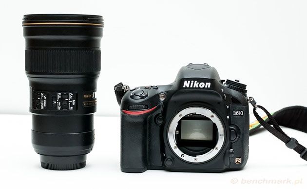 Nikkor 300 mm + aparat D610 rozmiary