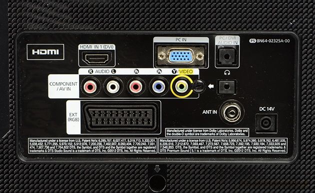 Samsung T27C370EW złącza
